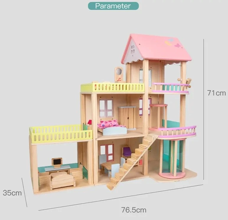 Căsuță pentru păpuși 4play elevator princess room 5