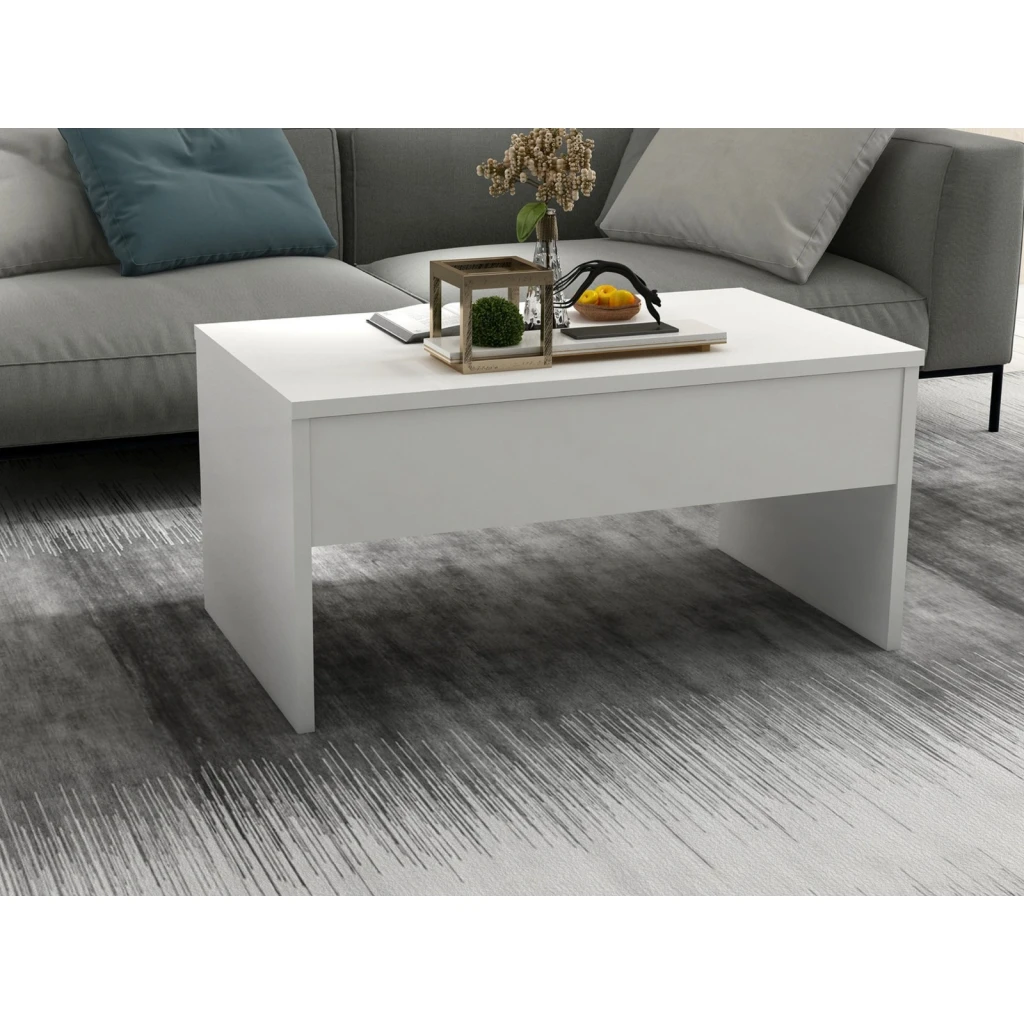 Măsuţă cafea hanah home akilli white 2