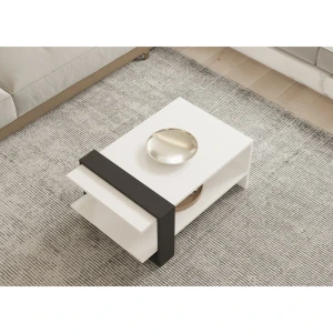 Журнальный столик hanah home funda anthracite white Thumbnail 3