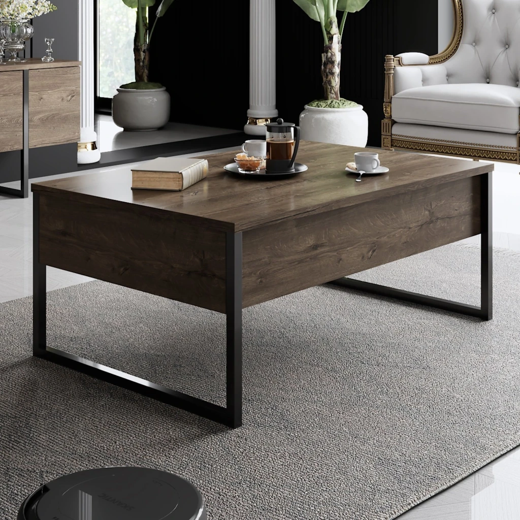 Журнальный столик hanah home luxe anthracite black 9