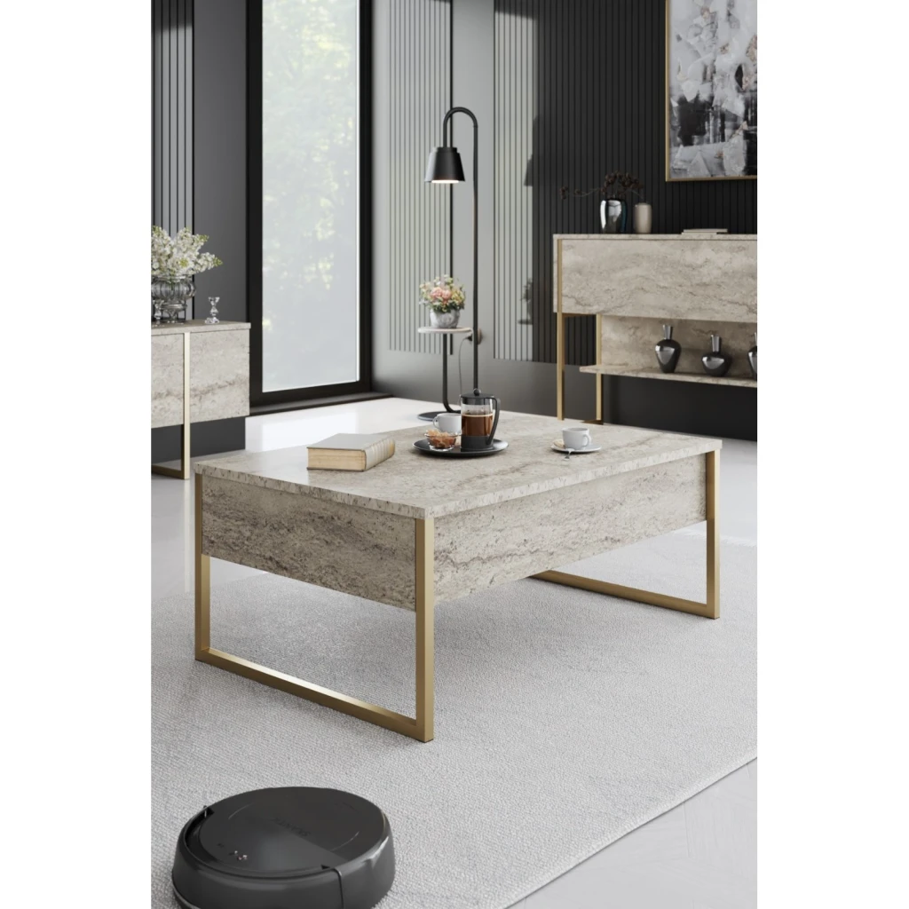 Журнальный столик hanah home luxe anthracite black 10
