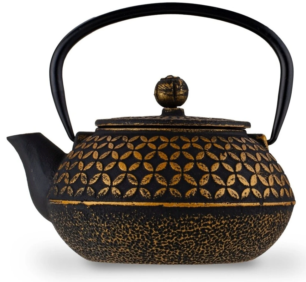 Заварочный чайник konighoffer hanako 0.8l gold/black 2