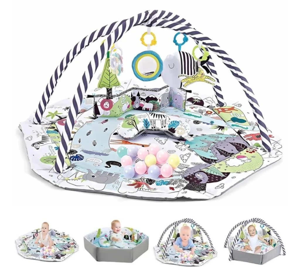 Covor joc pentru copii 4play ocean 110x110cm 2