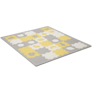 Коврик-пазл kinderkraft luno sharpes yellow (kplush00yel0000)