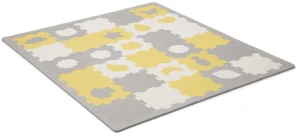 Covoraş-puzzle kinderkraft luno sharpes yellow (kplush00yel0000)