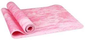 Covoraș fitness 4play camouflage 183x61x0.4cm pink