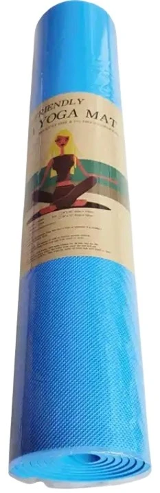 Коврик для йоги 4play rainbow 173x61x0.4cm blue 2