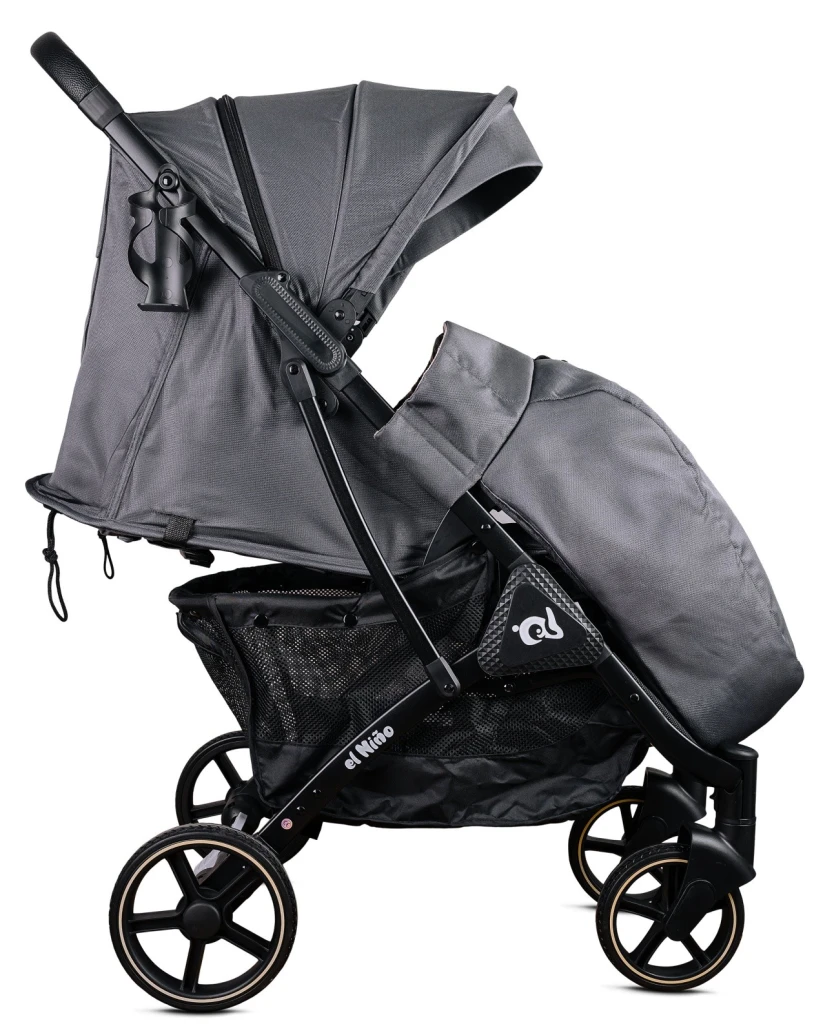 Коляска el nino blanca golden black 6