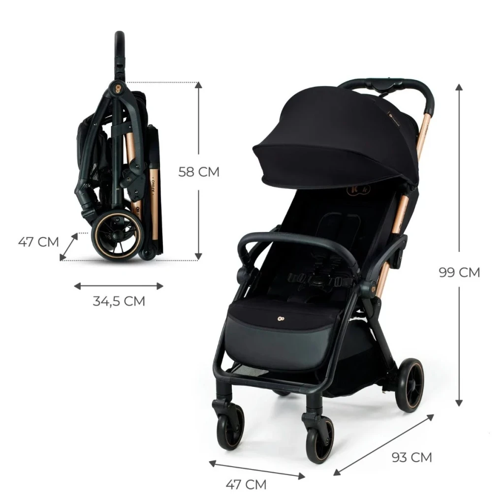 Cărucior kinderkraft apino raven black (ksapin00blk0000) 9