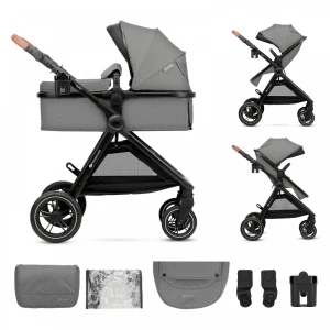 Коляска kinderkraft esme 2in1 moonlight grey (ksesme00gry2000) Thumbnail 10