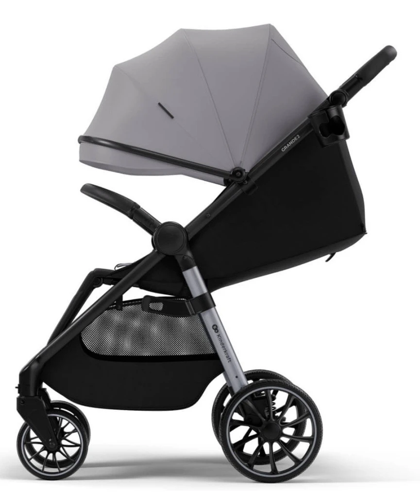 Cărucior kinderkraft grande 2 moonlight grey (ksgran02gry0000) 3