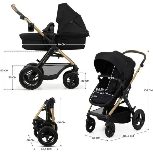 Cărucior kinderkraft moov 3in1 air pure black (ksmoov02blk0000) Thumbnail 3