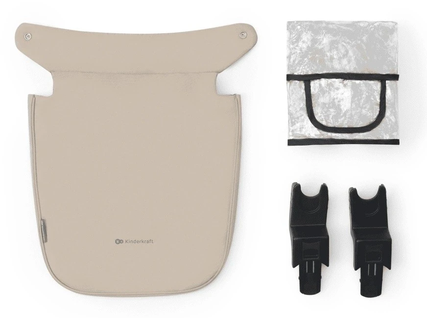 Cărucior kinderkraft newly 3in1 mink pro beige (ksnewl00beg300i) 4