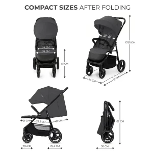 Cărucior kinderkraft trig 3 grey (kstrig03gry0000) Thumbnail 2