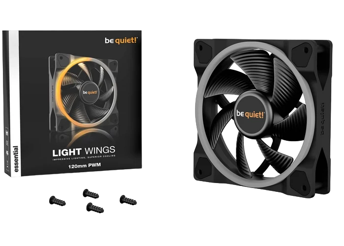 Ventilator pc be quiet! light wings pwm, 120 mm 4