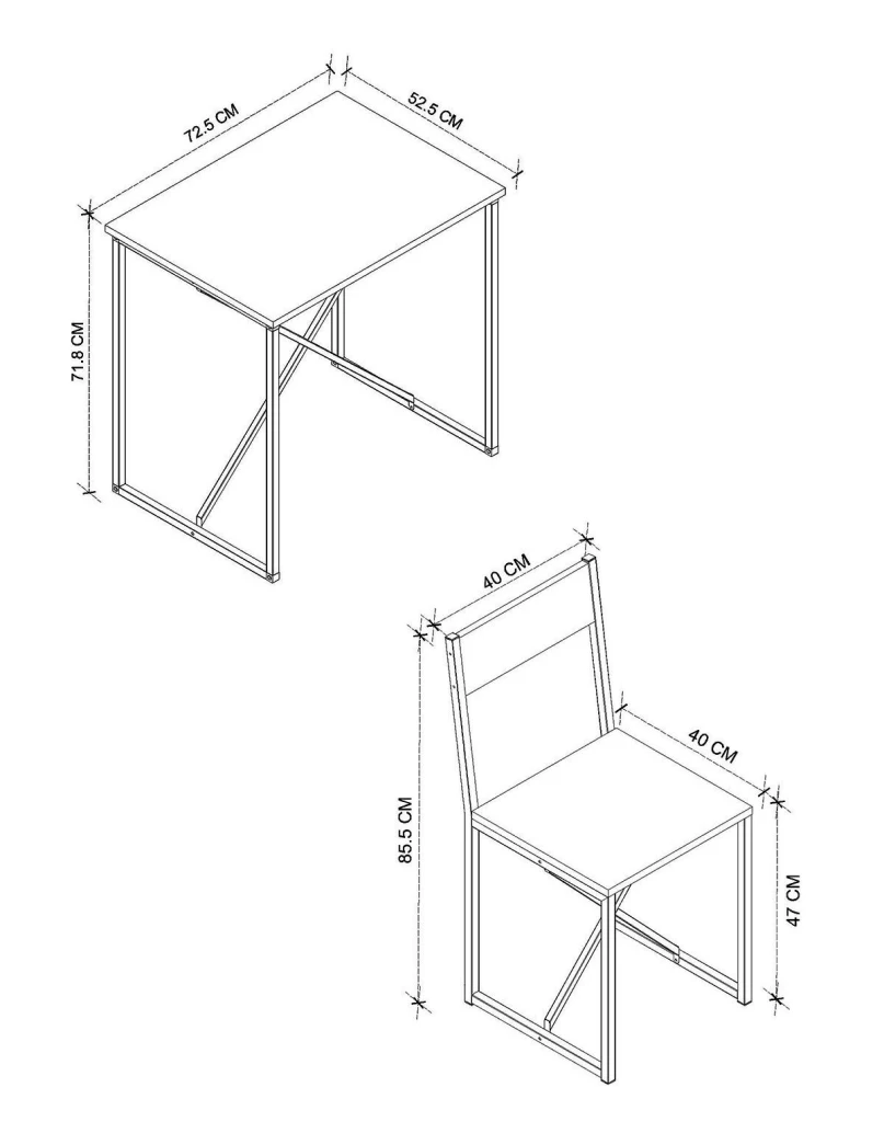 Set pentru dining bofigo 34-03-02 pine 3