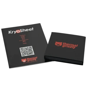 Термопрокладка thermal grizzly kryosheet, antracit, 33x33 мм, антрацит Thumbnail 2