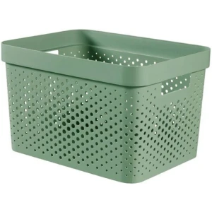 Корзина для хранения curver infinity recycled 17l green (245855)
