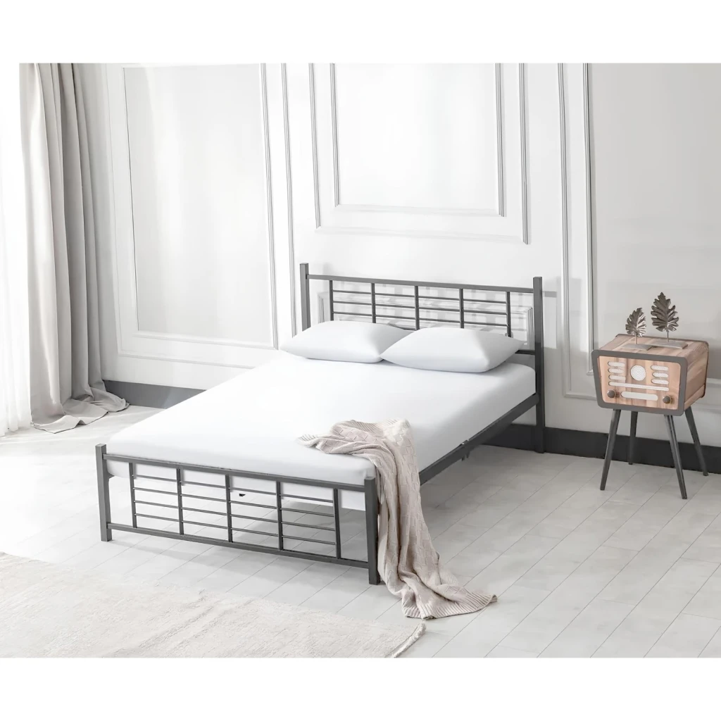 Кровать evger k-01 160x200cm grey 2