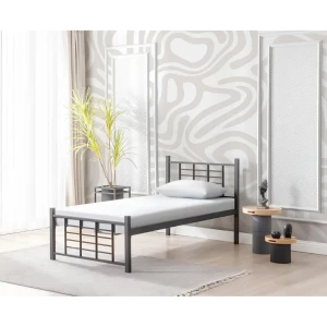 Кровать evger k-01 90x200cm grey