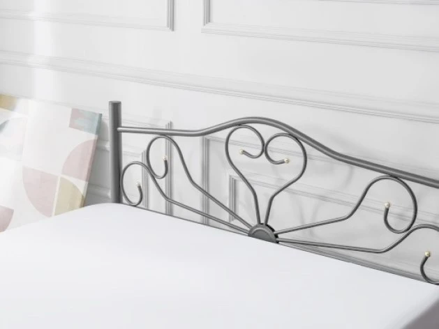 Кровать evger k-50 180x200cm grey 3