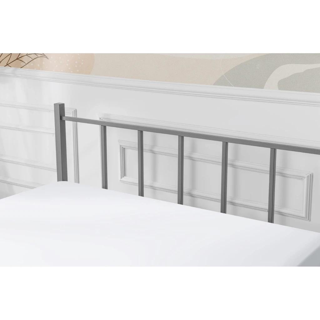 Кровать evger k-90 160x200cm grey 2