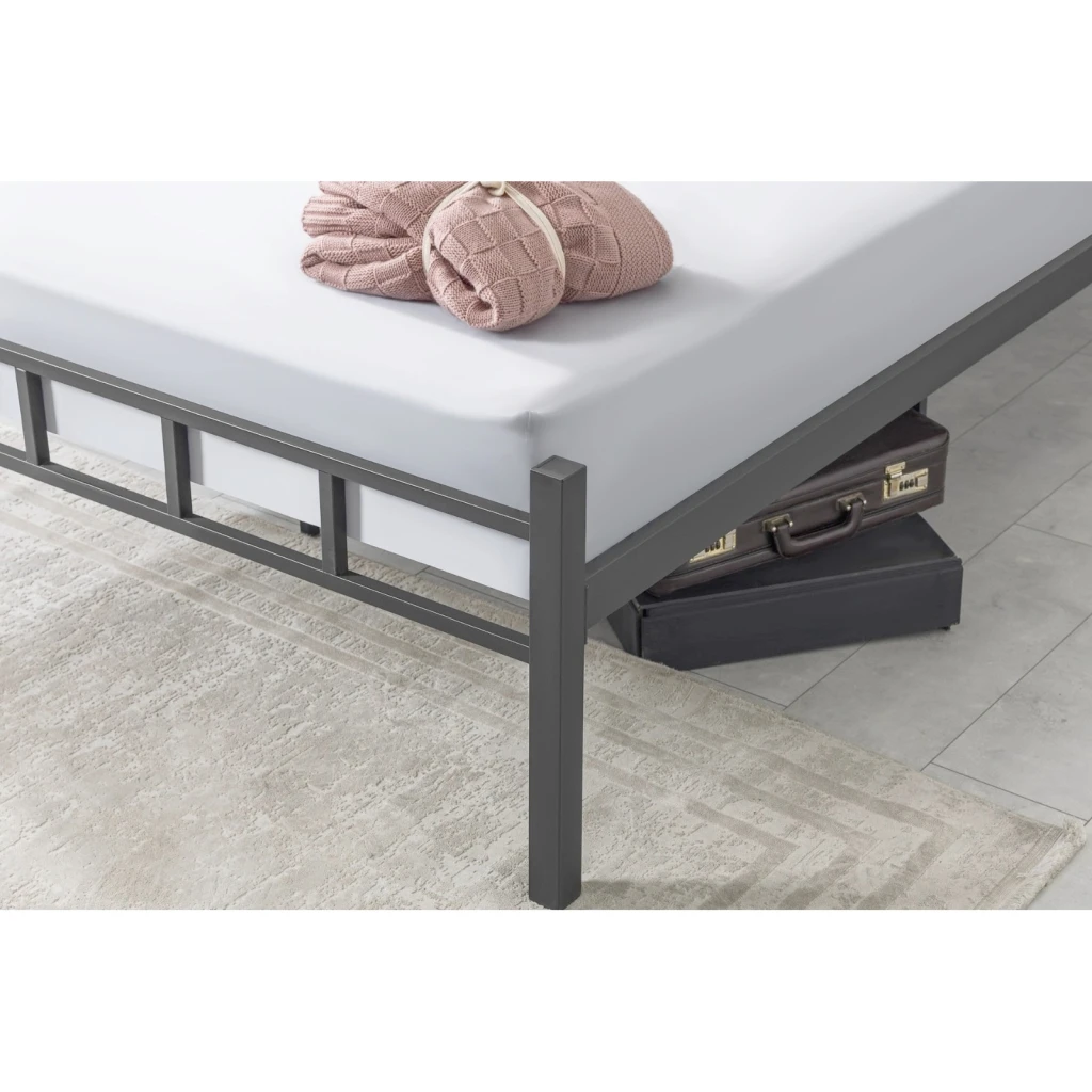 Кровать evger k-90 160x200cm grey 4