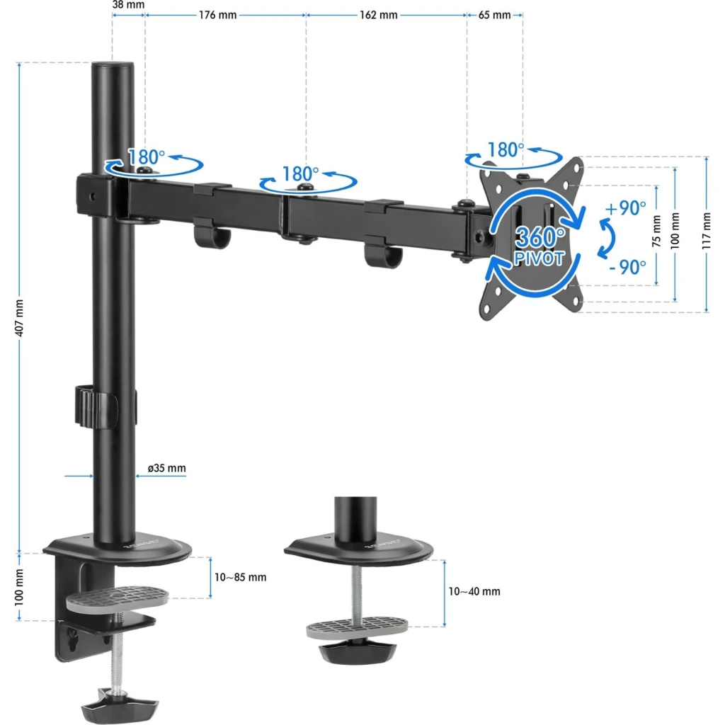 Suport pentru monitor sense7 float arm 6