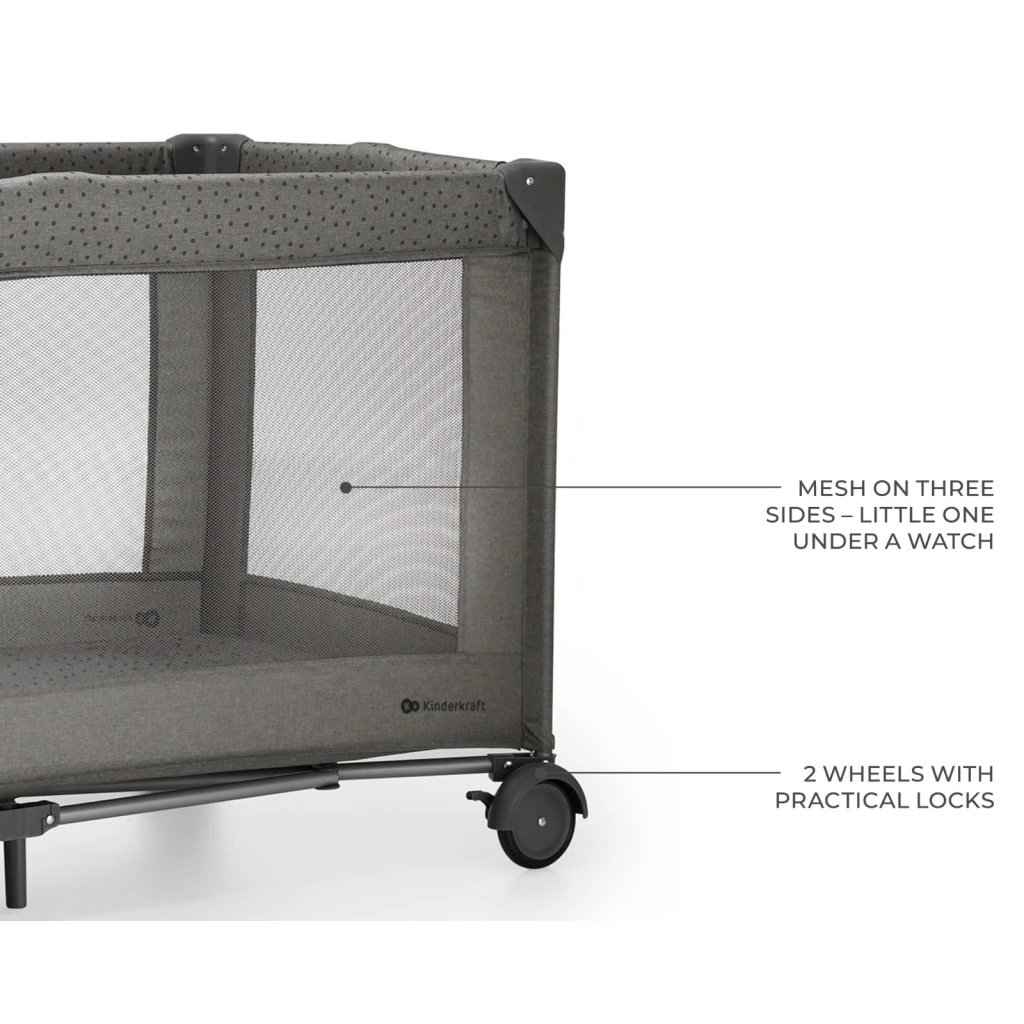 Манеж kinderkraft joy2 dark grey (kljoy02dgr000ac) 5