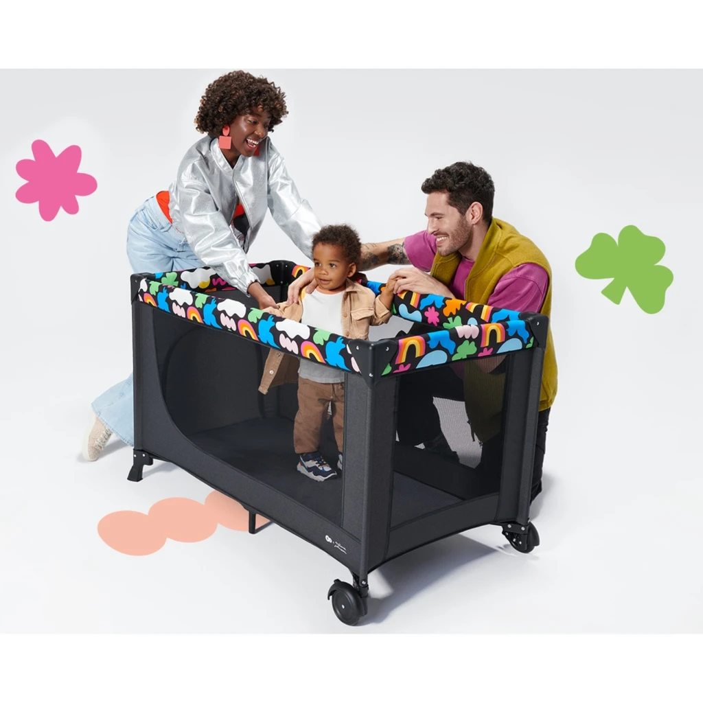 Pătuț kinderkraft joy2 happy chapes (kljoy02hap00000) 5