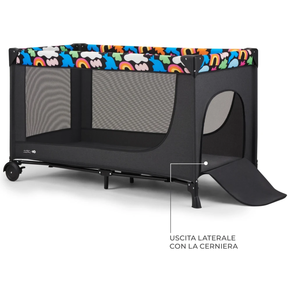 Pătuț kinderkraft joy2 happy chapes (kljoy02hap00000) 4