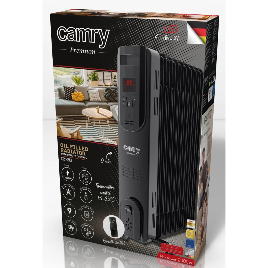 Calorifer electric cu ulei camry cr-7810 10
