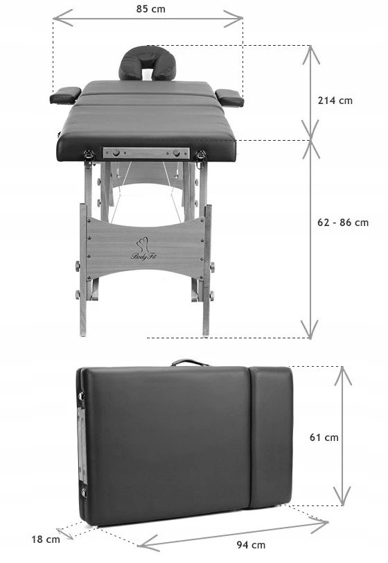 Masă pentru masaj bodyfit 4084 7