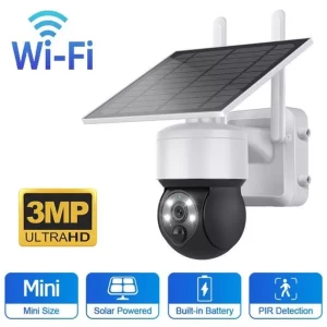 WI-FI КАМЕРА 3MP С СОЛНЕЧНОЙ ПАНЕЛЬЮ И SIM-КАРТОЙ (ST-517C-3MP-4G-EU)