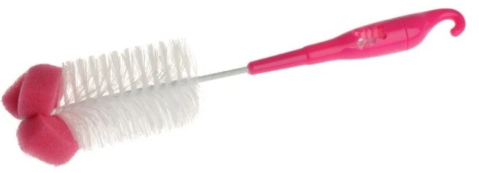 Набор щёточек для чистки трубочек akuku a0575 pink 2