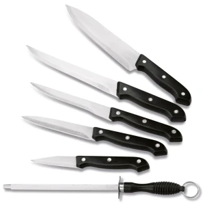 Set cuțite + ascuțitoare tadar selva 6pcs