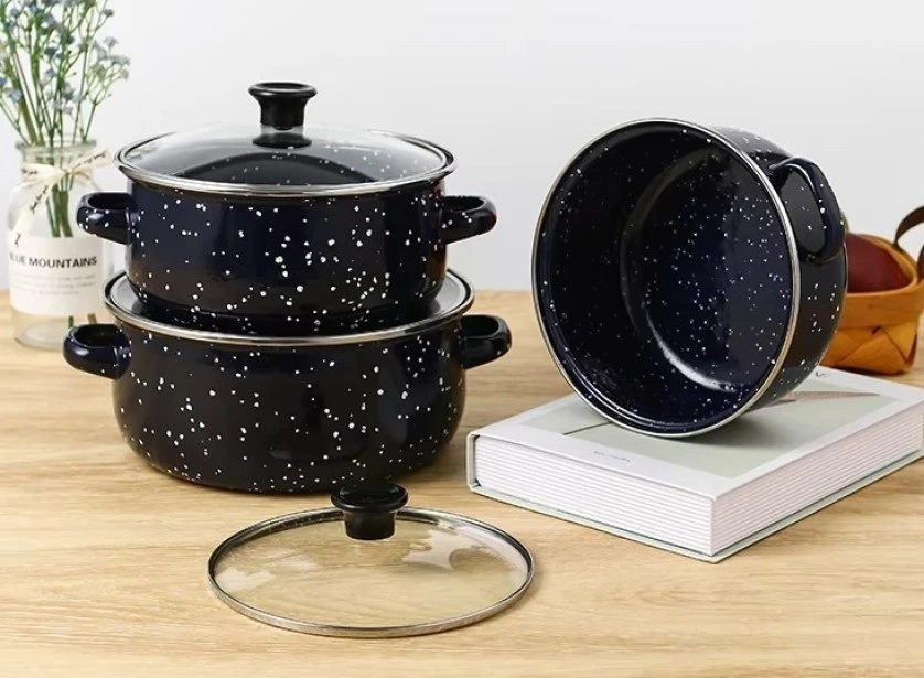 Set vase de gatit 4life ruibeiru dark blue 6pcs 3