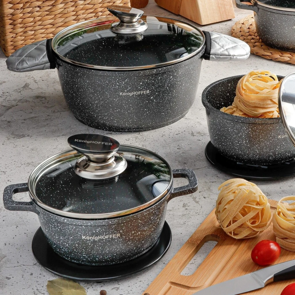 Набор посуды konighoffer pollo grey 12pcs 9