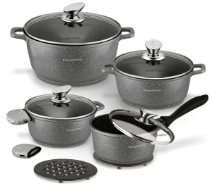 Set vase de gatit konighoffer pollo grey 12pcs