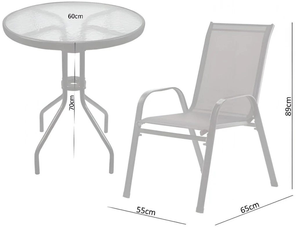Набор садовой мебели gardenline sad5895 2