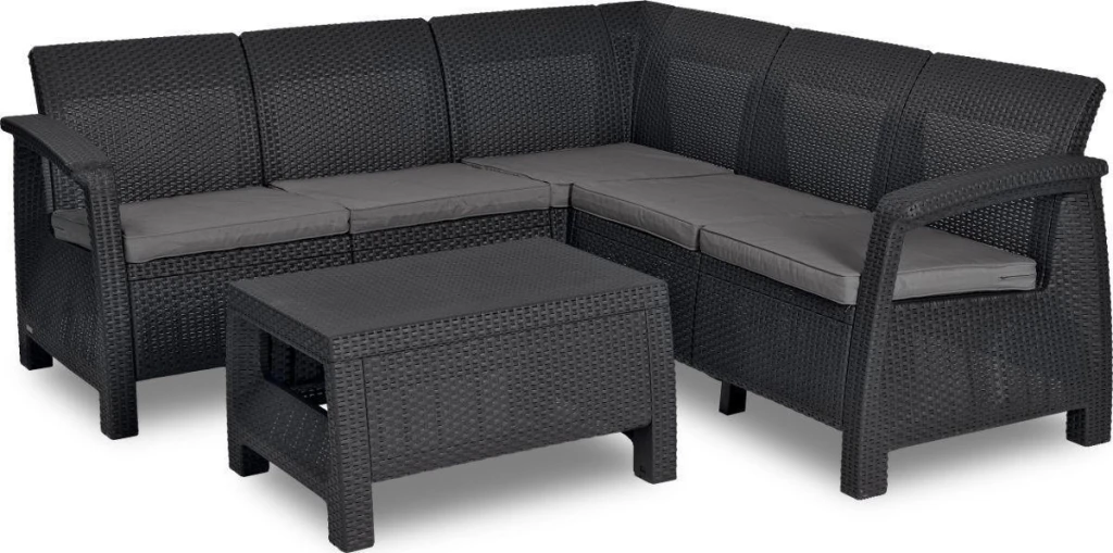 Набор садовой мебели keter corfu relax set cappuccino/sand (227845) 4