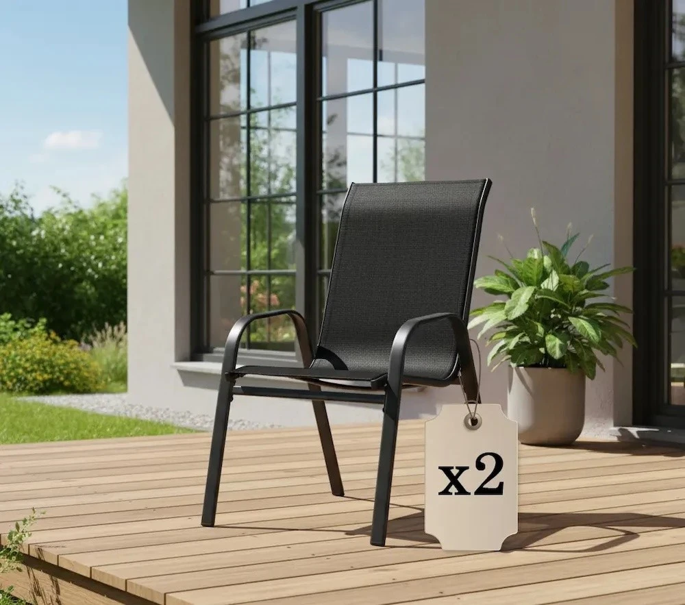 Set de scaune de grădină gardenline tih1625 4