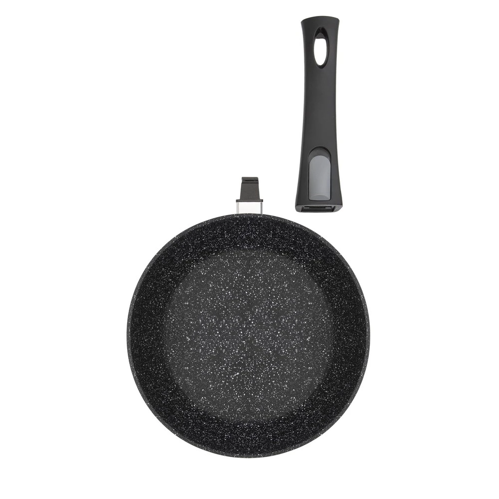 Tigaie adâncă resto 93014, 28cm, negru 2