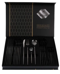 Набор столовых приборов product polished cutlery graphite 24pcs