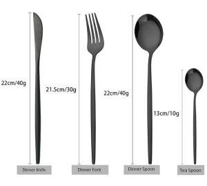 Set tacâmuri product polished cutlery graphite 24pcs Thumbnail 4