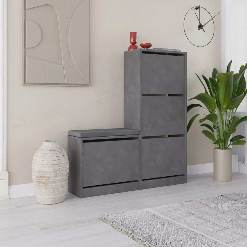 Обувница hanah home dude oak 10