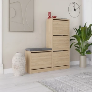 Обувница hanah home dude oak