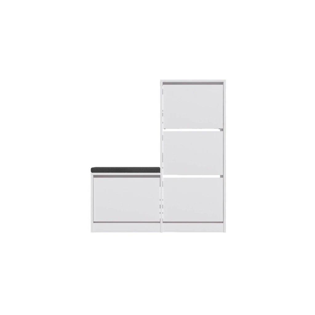 Обувница hanah home dude white 4