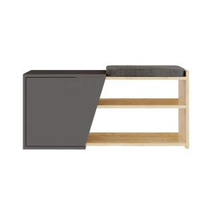 Обувница hanah home fiona oak anthracite Thumbnail 3