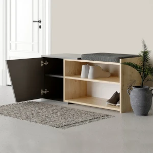 Обувница hanah home fiona oak anthracite Thumbnail 2
